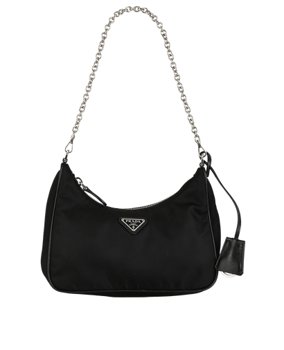 Re-Edition 2005, &pound;420, Handbags, Black, Leather/Nylon, Front view